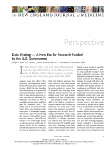 Publication about Data Sharing